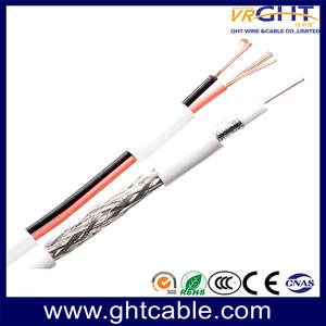 (Syv-75-3+2c Rg59+2c) Composite Siamese Coaxial Cable For Setellite/Monitor/CCTV Camera