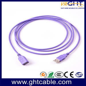 USB 2.0 A(M) Extender-Purple