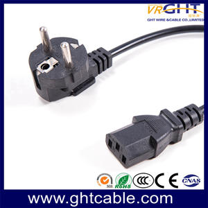 Europe/Schuko CEE7 To C13 Power Cord - For PC