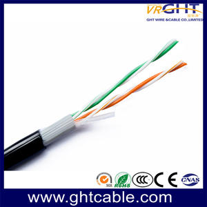 Twisted Pair Of UTP Cat5e For Ethernet/2 Pare Telephone Cable