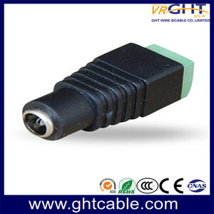 CCTV video DC balun connectors