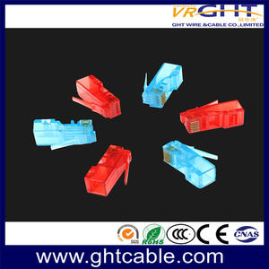 UTP CAT6 RJ45 8P8C Colorful Gold-Plated Content 1-50μ