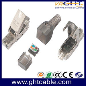 CAT6/CAT6A/CAT7 SFTP Plug Toolless Type