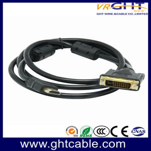 DVI-HDMI PVC Cable With Rings