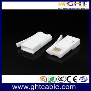 UK CAT3 6P2C/6P4C Telephone RJ11 Connector