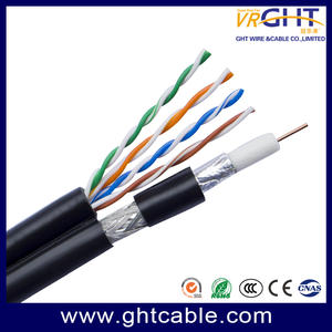 Muti-Media Network 4p Cat5e UTP Cable & RG6 Coaxial Cable