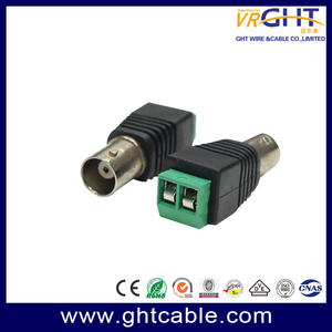 BNC/DC/ Connector For CCTV Camera 