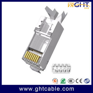 CAT7 RJ45 8P8C Gold-Plated Content 1-50μ